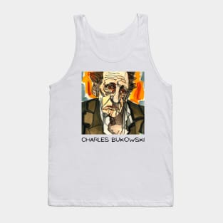 Charles Bukowski T Shirt Design Tank Top